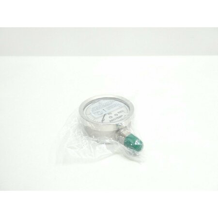 Reotemp REOTEMP PR25S1A4P33-G-P SS 2-1/2IN 1/4IN 0-4000PSI NPT PRESSURE GAUGE PR25S1A4P33-G-P